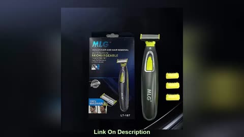 Deal MLG Washable Rechargeable Electric Shaver Beard R