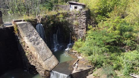 Filmed in Hunger Games - Abandoned Dam from Henry Mills Village in North Carolina