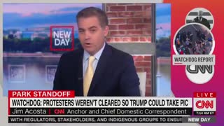 Jim Acosta Has Gone FULL CONSPIRACY THEORIST About Lafayette Square Incident