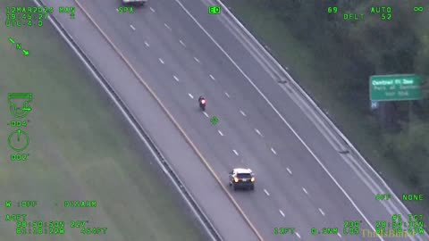 ‘Will Run:’ Helicopter video shows Florida motorcyclist weaving through I-4 traffic at 145 mph
