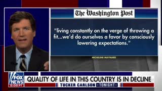 Tucker Carlson explains how the media is deliberately spinning the crises facing America