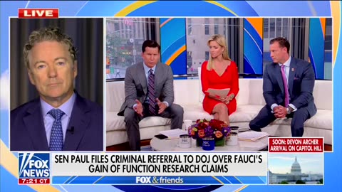 Sen. Rand Paul breaks down DOJ referral for Dr. Anthony Fauci