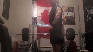 Wide stance deadlifts