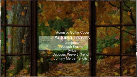 Guitar Learning Journey: Joseph Kosma's "The Falling Leaves" instrumental (cover)