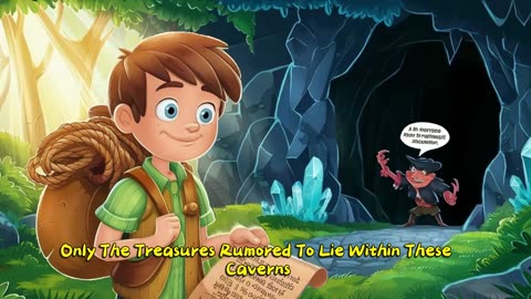 Crystal Caverns Adventure: Kids' Story 🌟