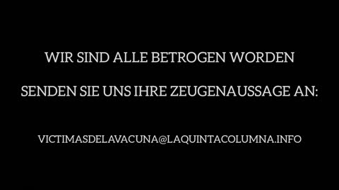 Zeugnis einer Frau, die erklärt, welche Schäden sie erlitten hat, nachdem sie von "geimpft"