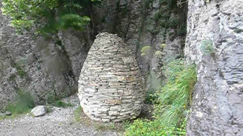 mysterious stone art sculpture
