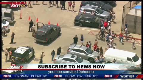 Police Chase of Domestic Abuse Suspect from Anaheim to Venice... Taser...