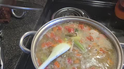 Homemade Chicken Vegetable Soup