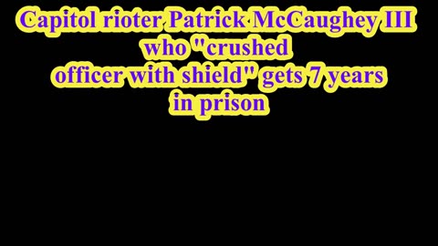 Patrick McCaughey III Saving cops life