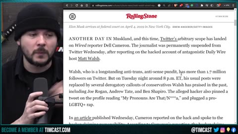 Daily Wire Posts Statement On ATTACK Against Matt Walsh & Michael Knowles, Banned Reporter IS HACKER