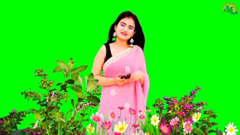 beautiful girl green screen HD VIDEO