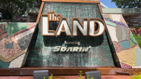 The Land Water Sign - Land Pavilion - EPCOT (Prores)