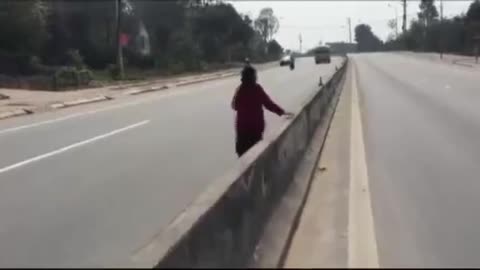 vietnam grandmother highway crossing