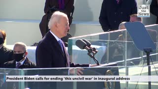 Biden calls for ending 'this uncivil war' in inaugural address