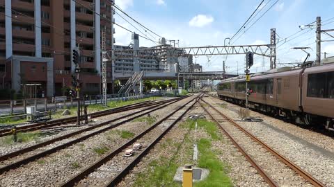 Odakyu Yard and Station in Ebina