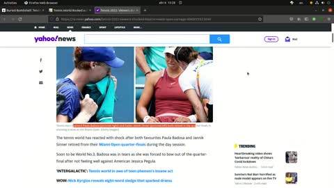 Tennis World Rocked as Fifteen “Fully Vaccinated” Players Unable to Finish Miami Open