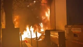 ANTIFA Rioters in Portland Light an Apple Store on Fire in GRUESOME Footage