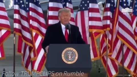 President Trump Predicts Tax Increase At Departure Ceremony