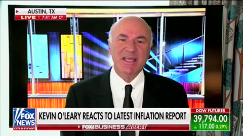 Kevin O'Leary Says Latest Inflation Numbers Are 'Nasty' For Biden's Reelection Chances