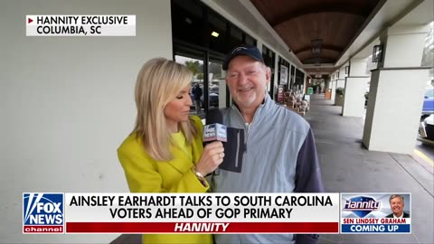 Ainsley Earhardt asks South Carolina voters who they're voting for in GOP primary