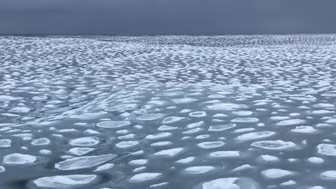 Ice-covered waves beautifully captured on camera in Norway