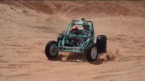 Sandrail wheelies at little Sahara Dunes