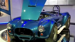 1955 Ford Shelby Cobra in perfect shape at the Newport Car Museum