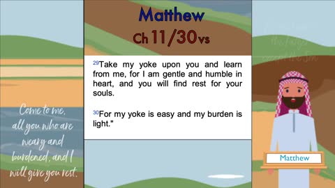 Matthew Chapter 11(Overwhelming burdens? Read this chapter.)