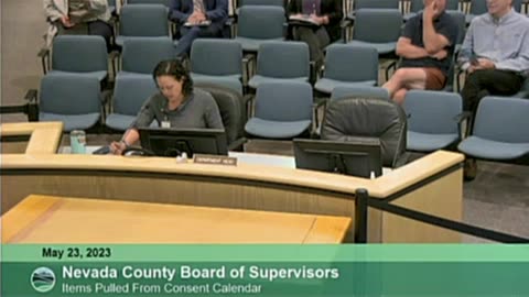 Nevada County (CA) Board of Supervisors - May 24, 2023. Excerpt from AB 1416 Discussion.