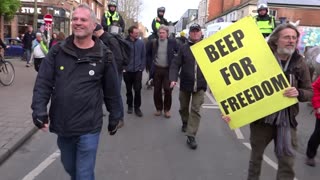 Oxford 18th February 2023 - Protest against LTN's: Part 6 - Return to the City Centre