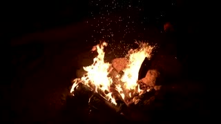 Burning Soothing Fireplace