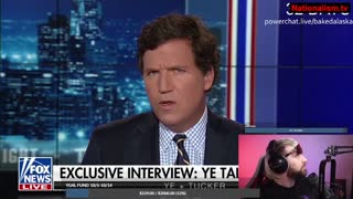 White Lives Matter - Kanye West & Tucker Carlson interview. Baked Alaska reacting.