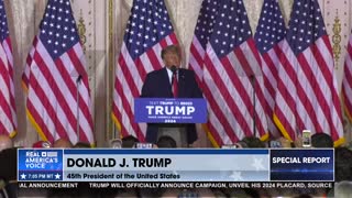 President Trump says "America's comeback starts right now!"