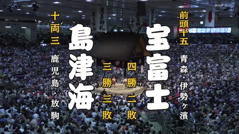 [2023.07.15] Nagoya Basho Day 7 highlights