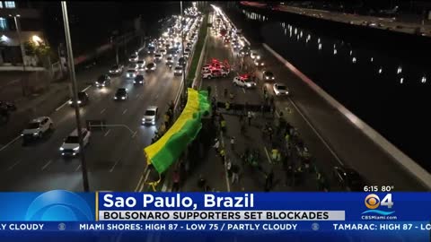 Bolsonaro Supporters Block Roads In Protest Of Brazil Presidential Election Results