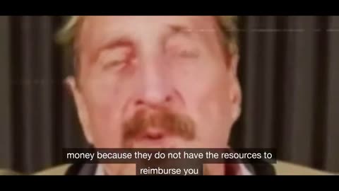 John McAfee he knew too much. "They" did not like that. Things important to consider.