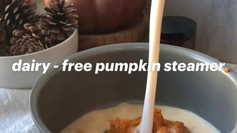 dairy - free pumpkin steamer