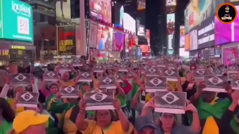 Patriot Brazilians demonstrate in New York after elections