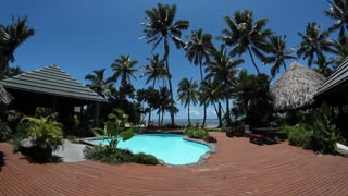 Surfing at The Beach House in Korolevu, Fiji