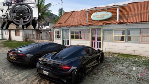 McLaren 765LT & Lamborghini Huracán EVO _ Forza Horizon 5 _ Thrustmaster T300RS gameplay (1)