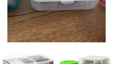 "Innovative SnapLock Lunch Box: Keep Your Food Fresh and Organized Like Never Before!"#shorts #lunch