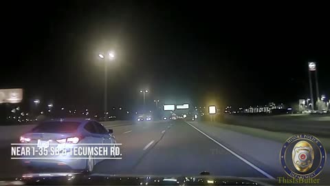 Dashcam video shows teen driver in a stolen car leads Moore police on a high-speed chase