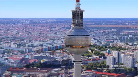 Berliner Fernsehturm the Berlin TV Tower in Germany