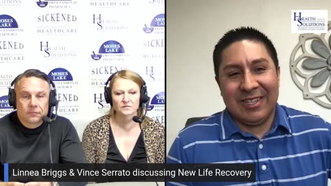 Vince Serrato Discussing the New Life Recovery Center with Shawn & Janet Needham RPh