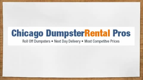 dumpster rental prices chicago
