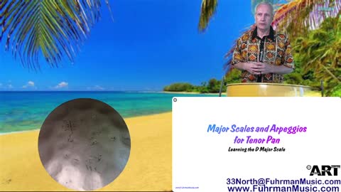 14) The D Major Scale and Arpeggio for the Tenor Pan (Steel Drum)