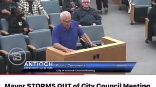Liberal mayor STORMS OUT of City Council meeting after race-baiting meltdown