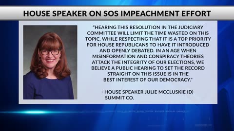 Colorado House Republicans aim to impeach Jena Griswold