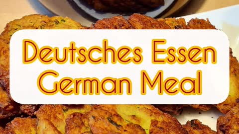 German Bergsteiger Soup & Potato Pancakes | Deutsches Essen